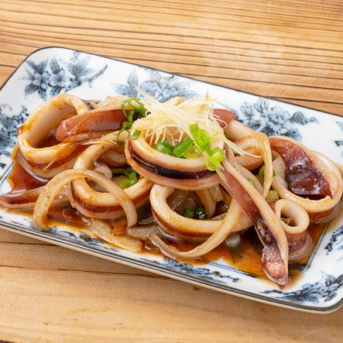 イカの生姜焼き
