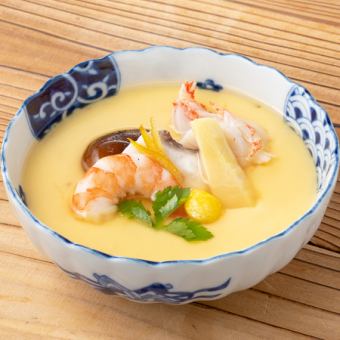 海鮮大名茶碗蒸し/熱々あおさ豆腐