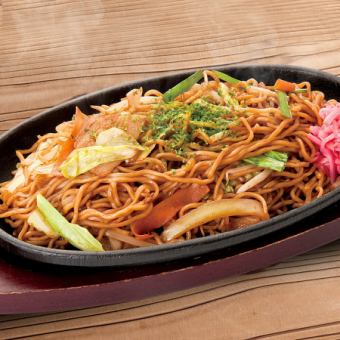 屋台ソース焼きそば/大庄水産特製つけ麺　各