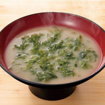 あおさ大名汁/あさり大名汁