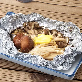 【탁상 구이】버섯 버터 호일 구이
