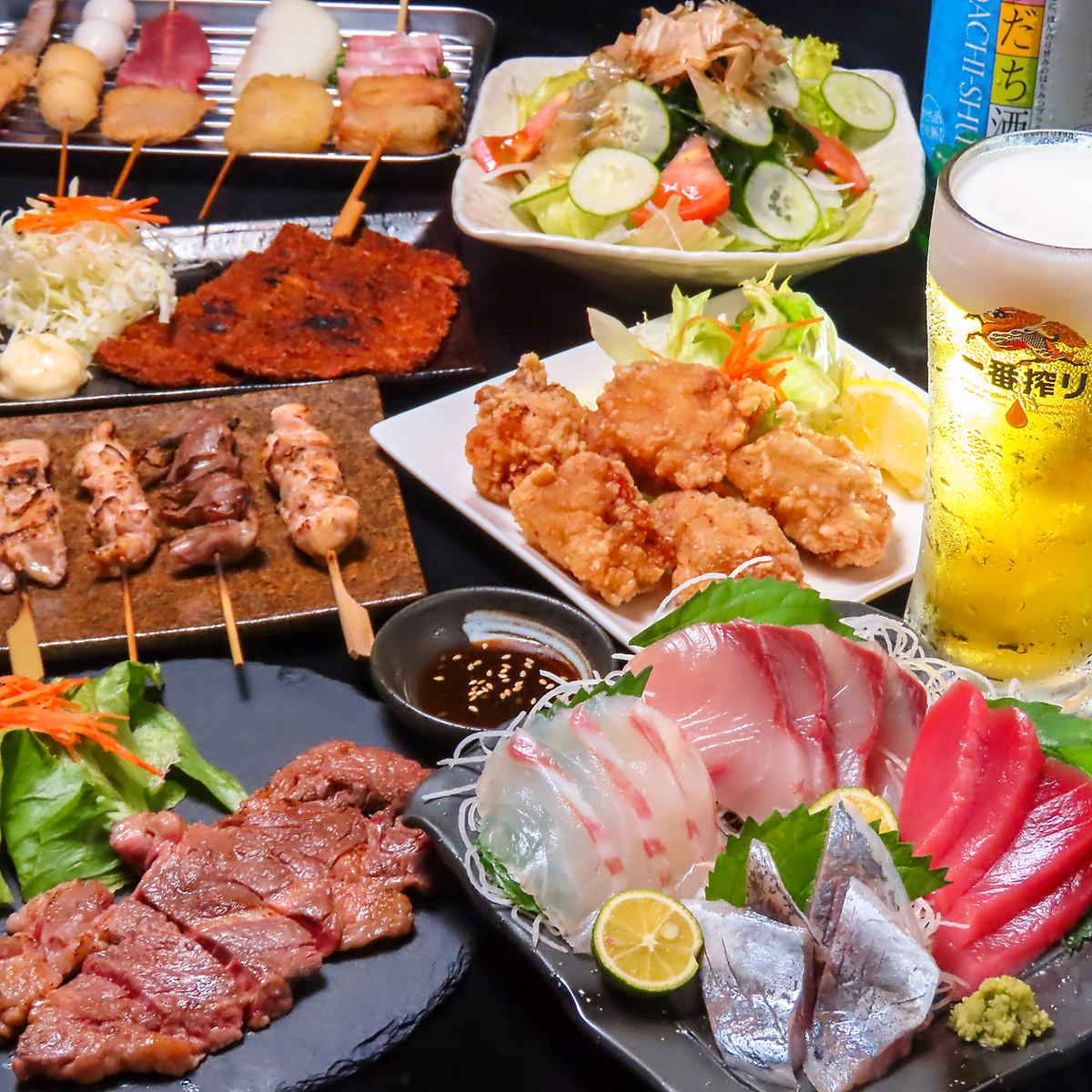 Fully equipped with private rooms! All-you-can-drink courses available from 3,500 yen!
