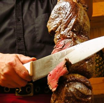 ★午餐：15種烤肉+牛肉之王－西冷牛排★4000日元，120分鐘無限量暢享