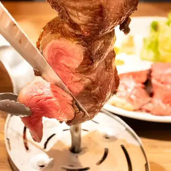 20種シュラスコ+ポンデケージョ食べ放題+ソフトドリンク飲み放題120分 通常価格5,940円→5,000円