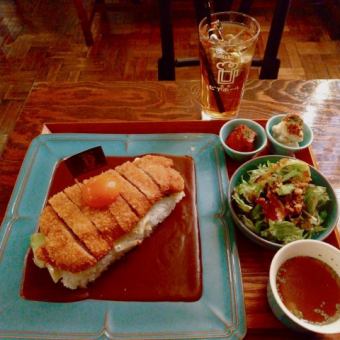 Katsu curry with domestic pork