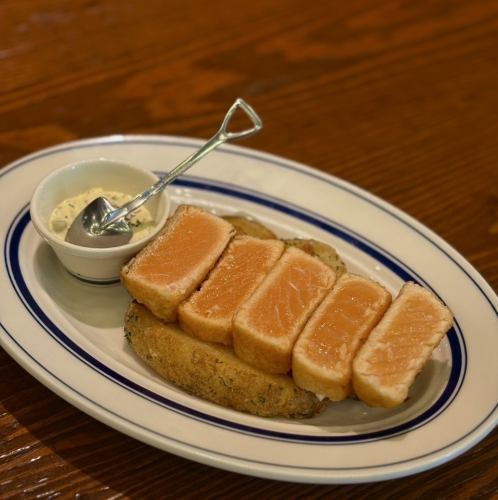 サーモンのフィッシュ&チップス