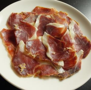 Sliced prosciutto