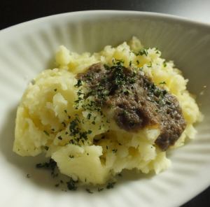 Anchovy mashed potatoes