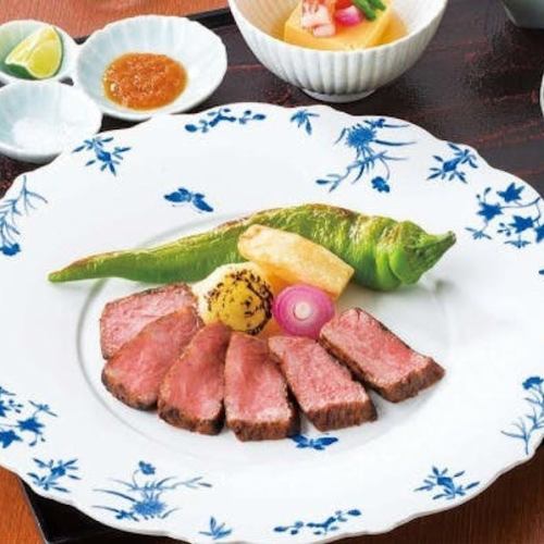 ●Lunch● [Specially Selected Beef Steak Set] 8 dishes in total
