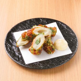 タルタルちくわ磯辺揚げ