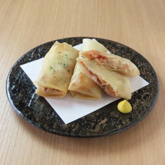 旨辛ホルモン春巻き