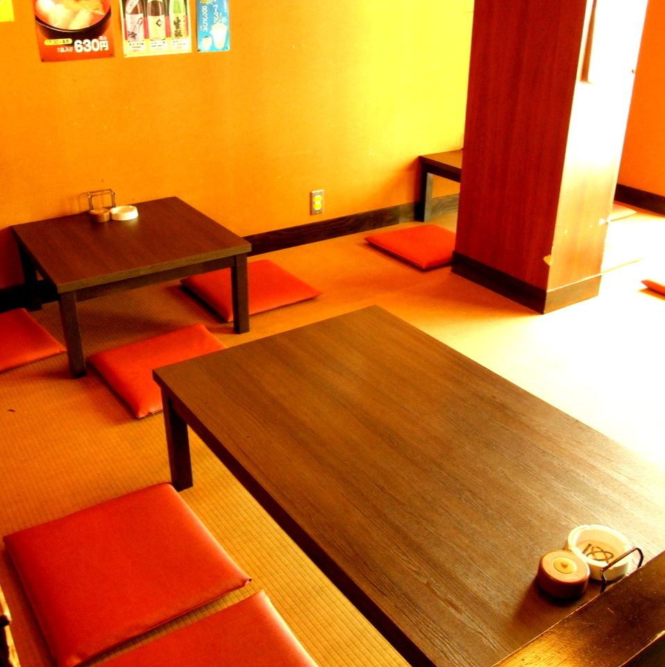 ほっこり落ち付くお座敷は最大40名様までOK！宴会するならココ♪