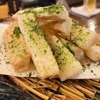 Deep-fried long potato seaweed with salt