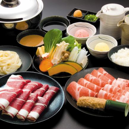 [All-you-can-eat shabu-shabu and drink] ◆Asuka course◆ Mon-Thurs 4680 yen (tax included) Fri-Sun-Holidays 4980 yen (tax included)