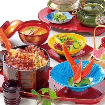 【2025.7.1～8.31 かにと鰻フェア】かに鰻まぶし御膳