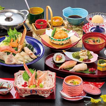 【2025.11.10~12.5 かにとふぐフェア】特上かにふぐ小鍋御膳 4,950円