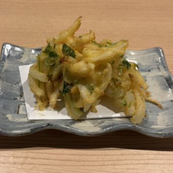 貝柱のかき揚げ