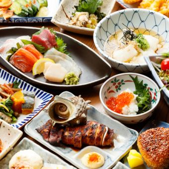 <5月末まで>【120分食べ飲み放題コース】市場直送の海鮮含む全約80品食べ飲みコース3980円(税込)