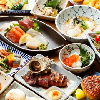 <5月末まで>【120分食べ飲み放題コース】市場直送の海鮮含む全約80品食べ飲みコース3980円(税込)