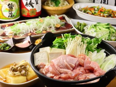 Bonito tataki, autumn salmon chanchanyaki, chicken salt chanko nabe, etc. 2 hours all-you-can-drink included 4500 yen → 4000 yen