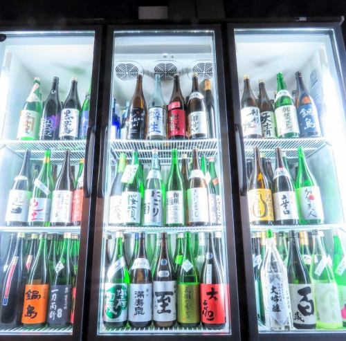 You can meet sake from all over the country