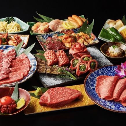 16 dishes in total [120 minutes all-you-can-drink] Specially selected loin/skirt steak [Takumi Ohashi Kaiseki Course] 10,450 yen including tax