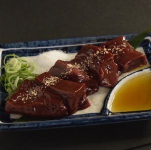 신선한 레버 구이