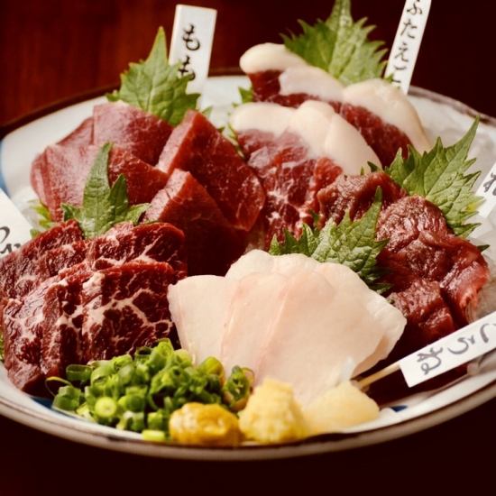 "Fresh horse sashimi" from Senko Farm, which has acquired international standard SQF2000 certification