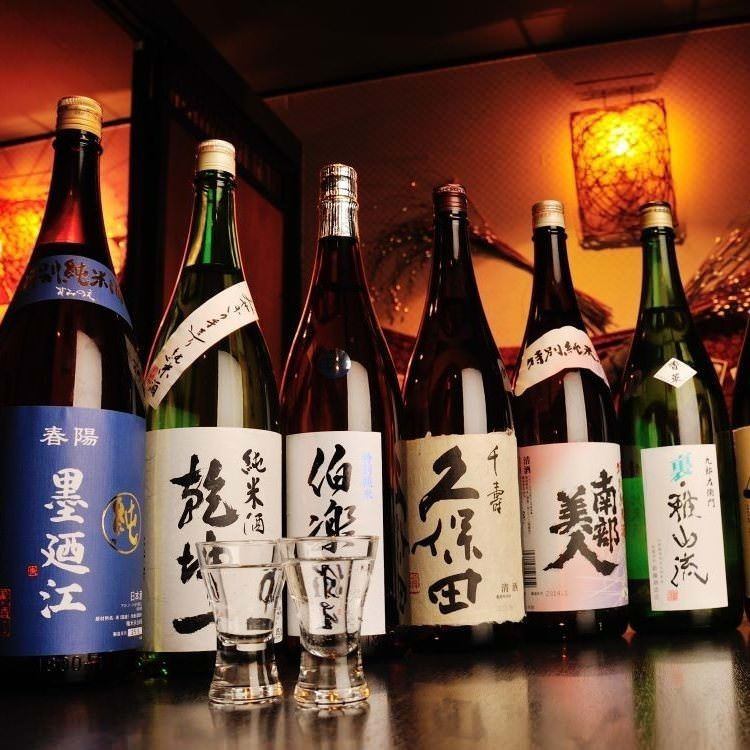 本格焼酎と東北の地酒を多数ご用意しております♪