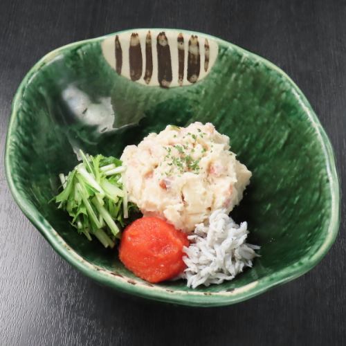 シラスと明太子のポテトサラダ