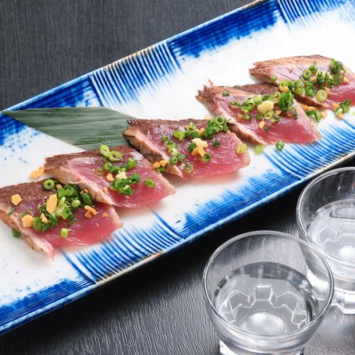 鰹の塩タタキ