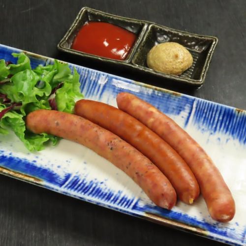 牛タンソーセージ三種盛り