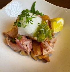 薩摩地鶏のタタキおろしポン酢