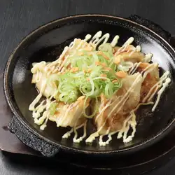 鉄板ねぎマヨ餃子