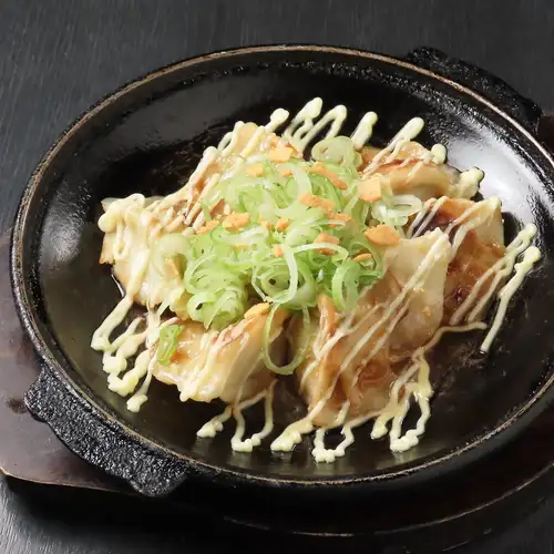 鉄板ねぎマヨ餃子