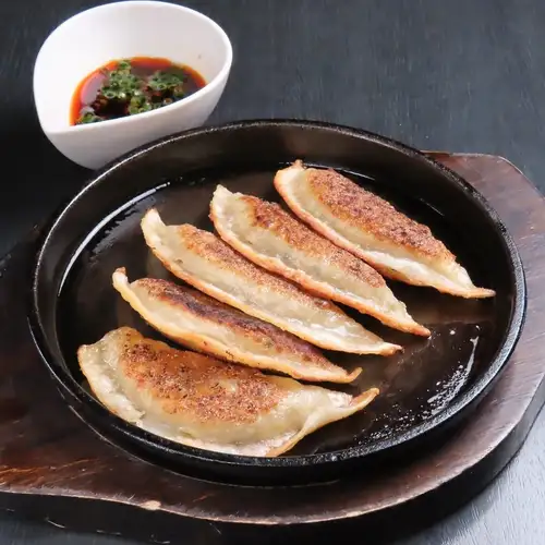 鐵板雜菜餃子