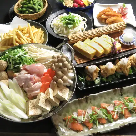 토~목요일 한정【학생 한정 2500엔 코스】닭 소금 짱코 냄비 첨부 8품+2h 음료 무제한