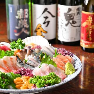 [5,000 yen course] Fish and meat! Chef's choice course with 120 minutes of all-you-can-drink (last order 90 minutes)