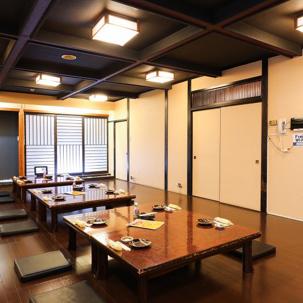[Loose tatami mat seats] Tomakomai's largest scale! There are also spacious digging seats and tatami mat seats that can accommodate up to 200 people at a time.We also have a curtain partition.
