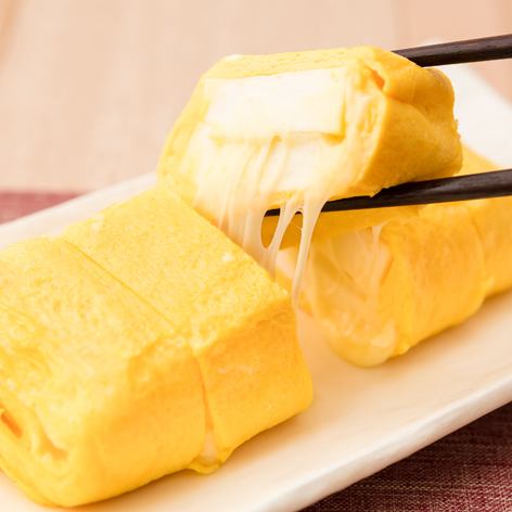 Dashi rolls drowning in cheese