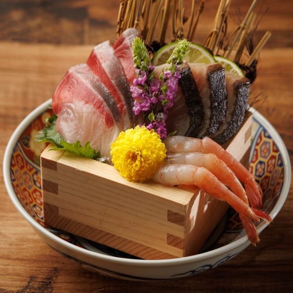 【アラカルト必見!】『産地直送鮮魚を使った升盛り!!』オープン価格99円★