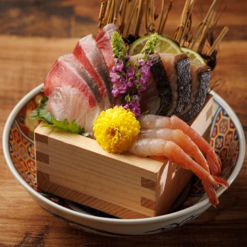 【アラカルト必見!】『産地直送鮮魚を使った升盛り!!』オープン価格99円★