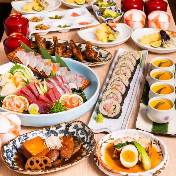 【新年会や歓送迎会にオススメ♪】飲み放題付き宴会コースもご用意！