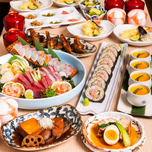 【新年会や歓送迎会にオススメ♪】飲み放題付き宴会コースもご用意！