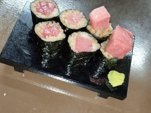 生本鮪のトロ巻き