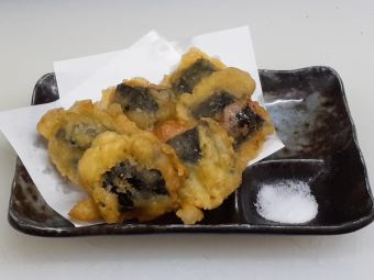とろろ明太子磯辺揚げ