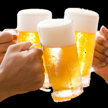 生ビール付き単品飲み放題
