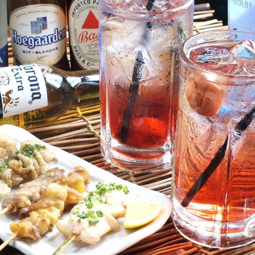 仕事帰りのサク飲みにも
