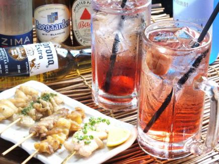 【2時間飲み放題】おまかせお一人様3300(税込)コース