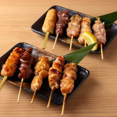 焼鳥5種盛り合わせ(塩orタレ)